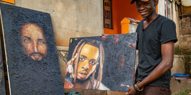From Dirt To Exquisite Art: A Look at Alex Muleke’s Charcoal Canvas