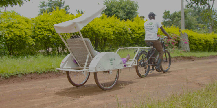 Bicycles Fill Patient Evacuation Gap in Rural Uganda